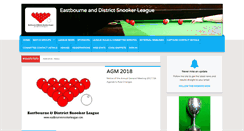 Desktop Screenshot of eastbournesnookerleague.com
